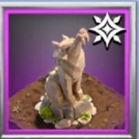 Wolf Sculpture · Call of Dragons epic decoration icon