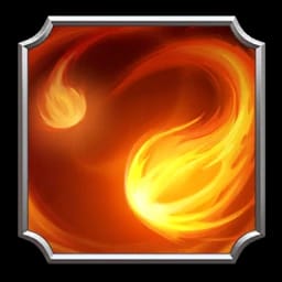 Dazzling Inferno · Call of Dragons heroe skill icon