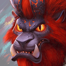 Flaming Manticore